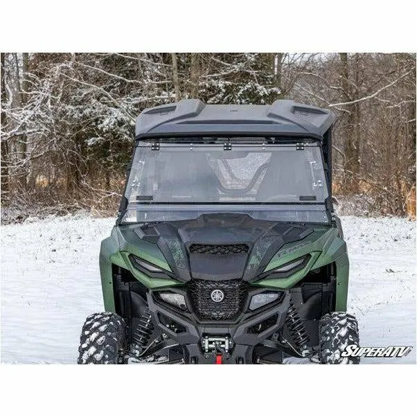 SuperATV Yamaha Wolverine RMAX Scratch Resistant Flip Windshield