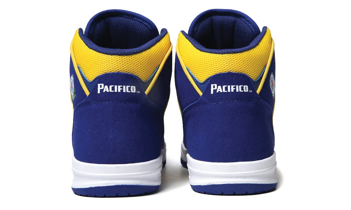Telford - Blue/Yellow Suede