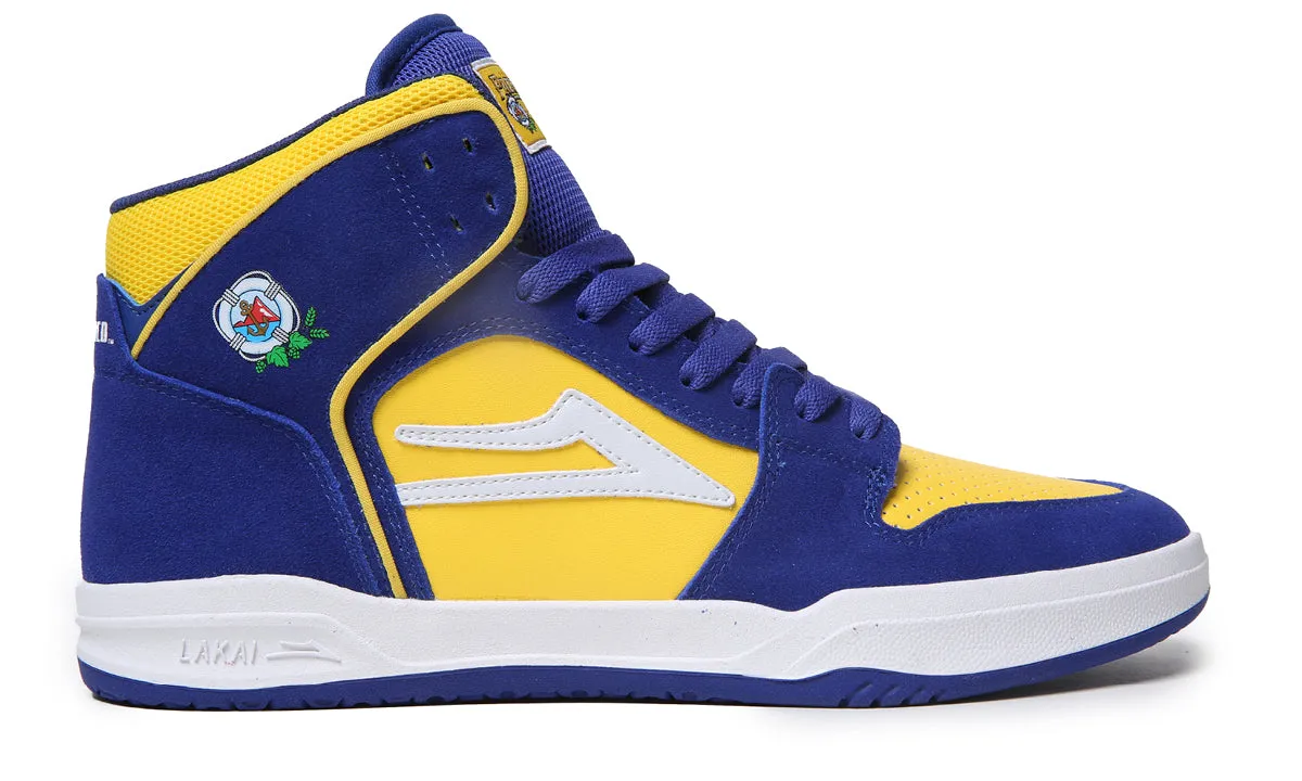 Telford - Blue/Yellow Suede