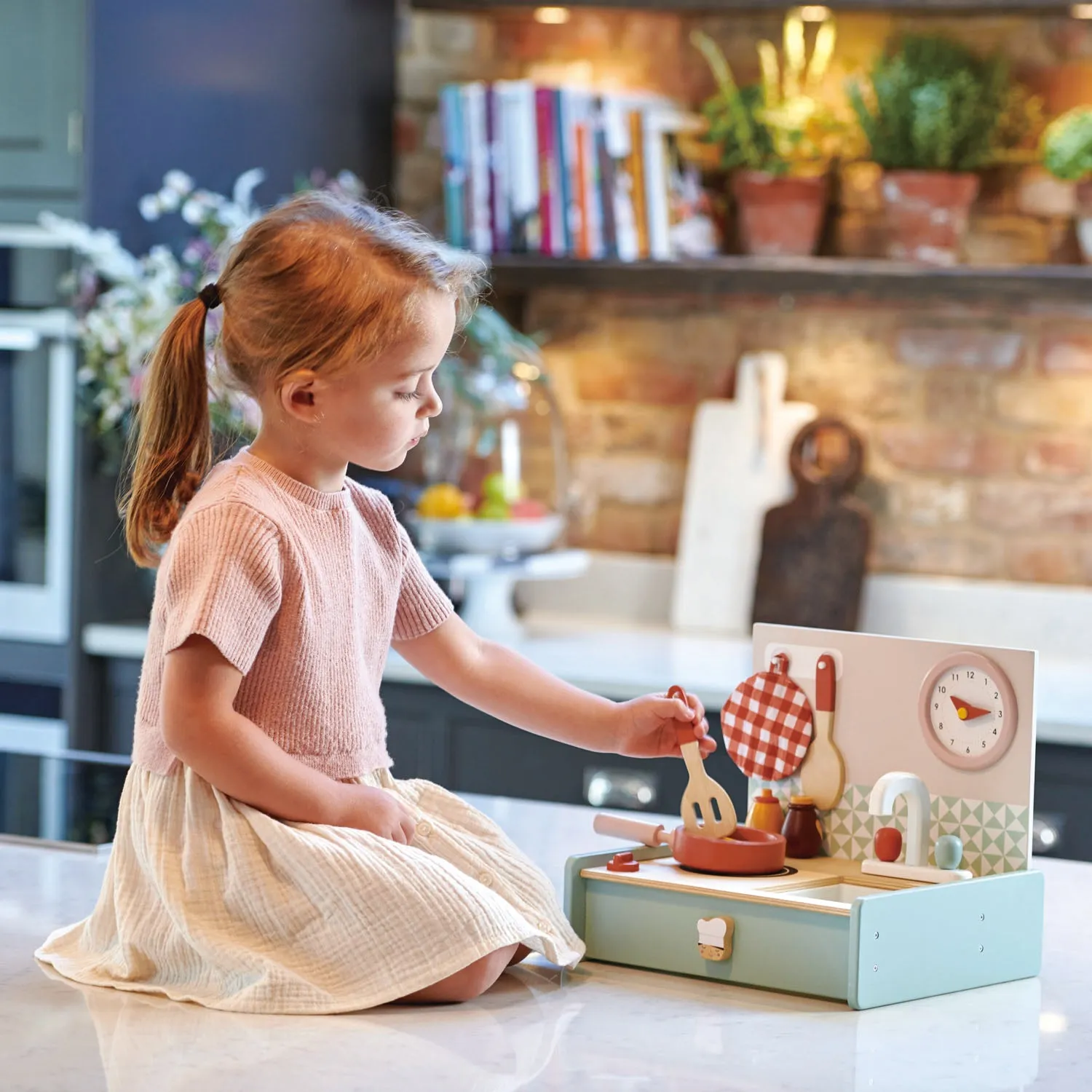 Tender Leaf Toys - Kitchenette wooden play set