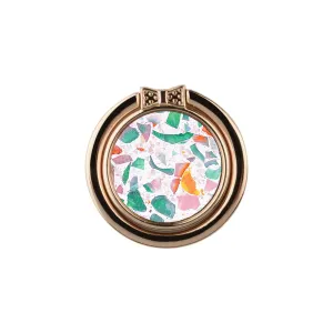 Terrazzo Lake Blue | Phone Ring Holder  (Non-MagSafe)