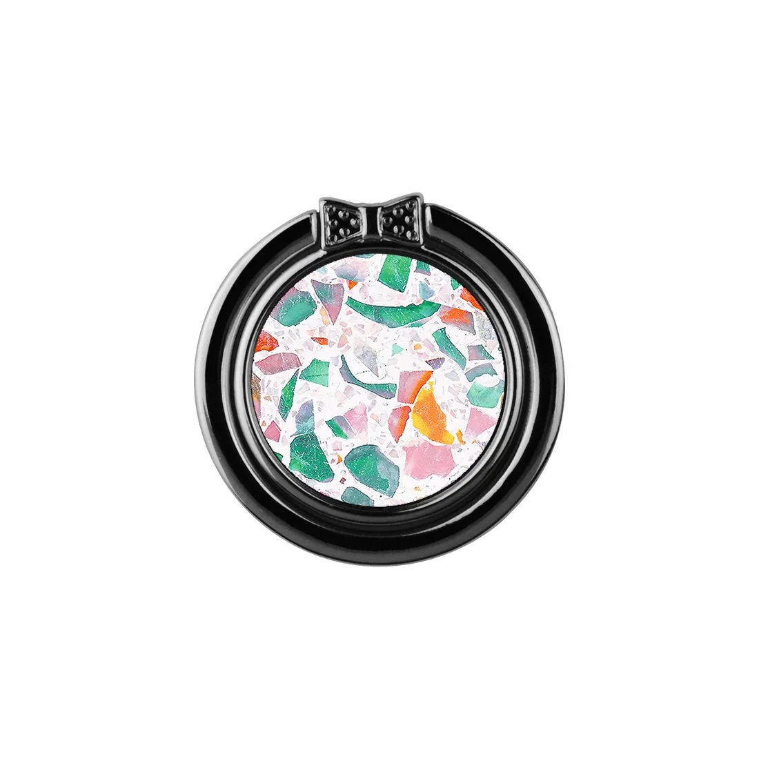 Terrazzo Lake Blue | Phone Ring Holder  (Non-MagSafe)