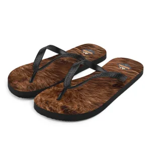 The All-In Bigfoot Flip-Flops (Dark Brown)
