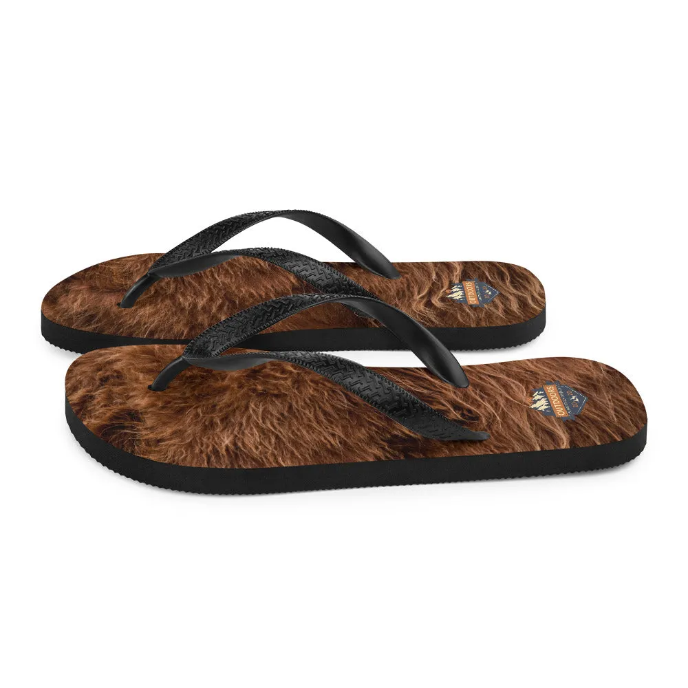 The All-In Bigfoot Flip-Flops (Dark Brown)
