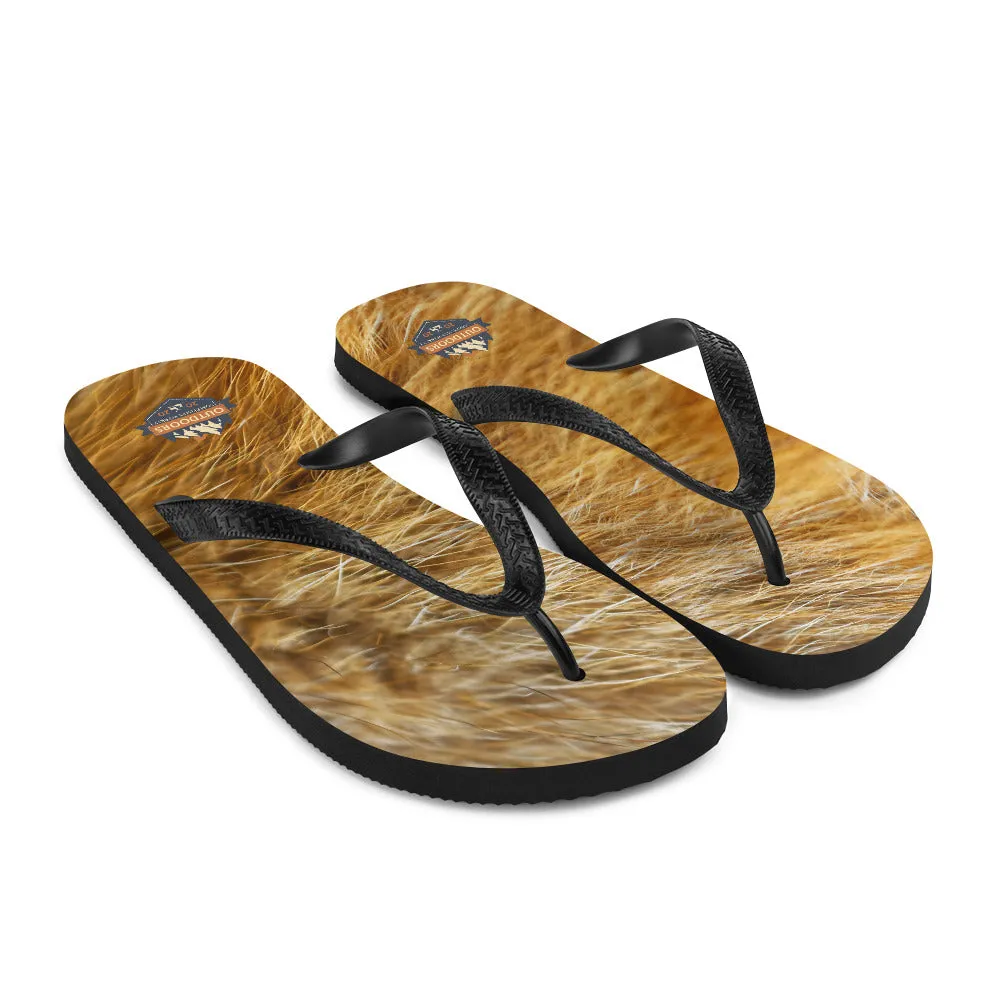 The All-In Bigfoot Flip-Flops (Light Brown)