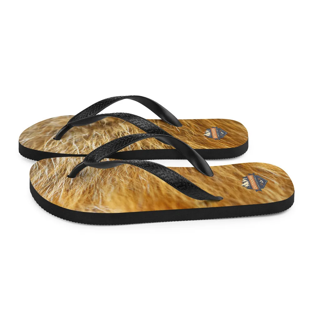 The All-In Bigfoot Flip-Flops (Light Brown)