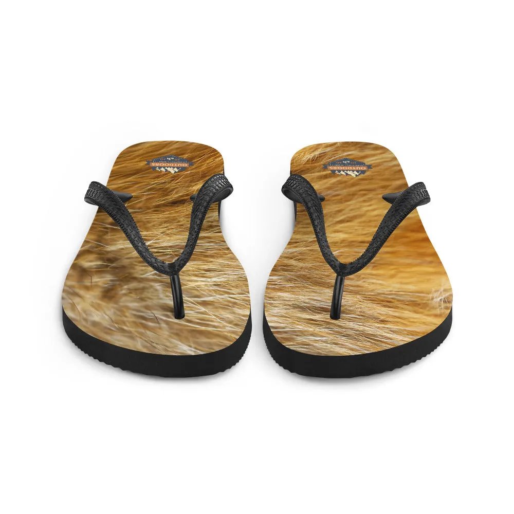 The All-In Bigfoot Flip-Flops (Light Brown)