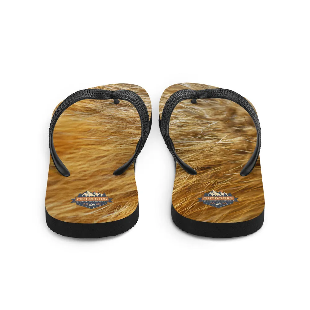 The All-In Bigfoot Flip-Flops (Light Brown)