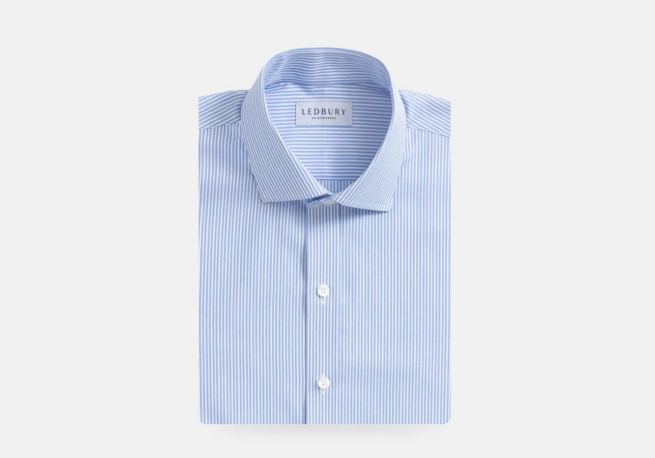 The Blue Evanston Stripe Custom Shirt