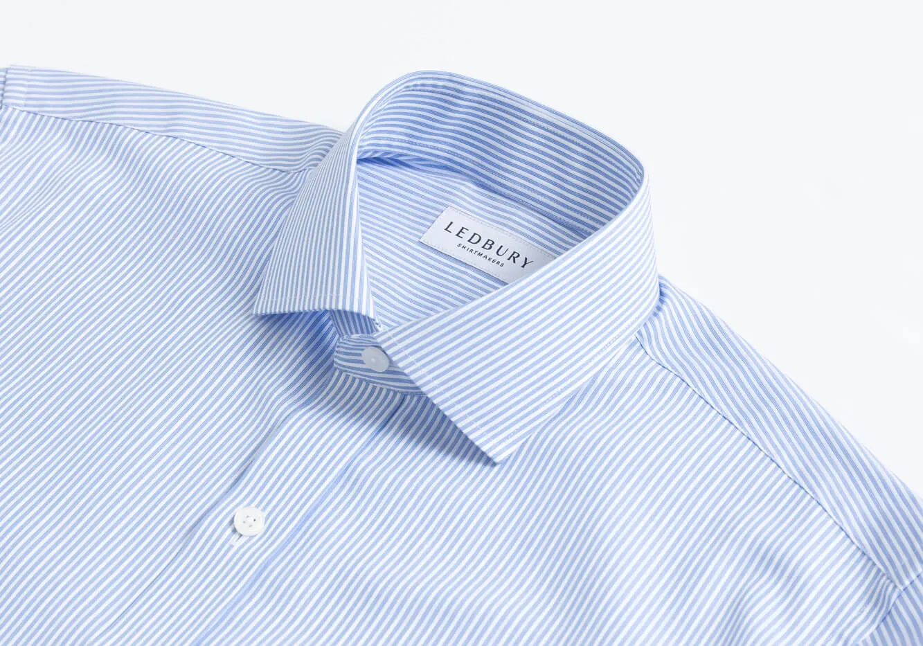 The Blue Evanston Stripe Custom Shirt