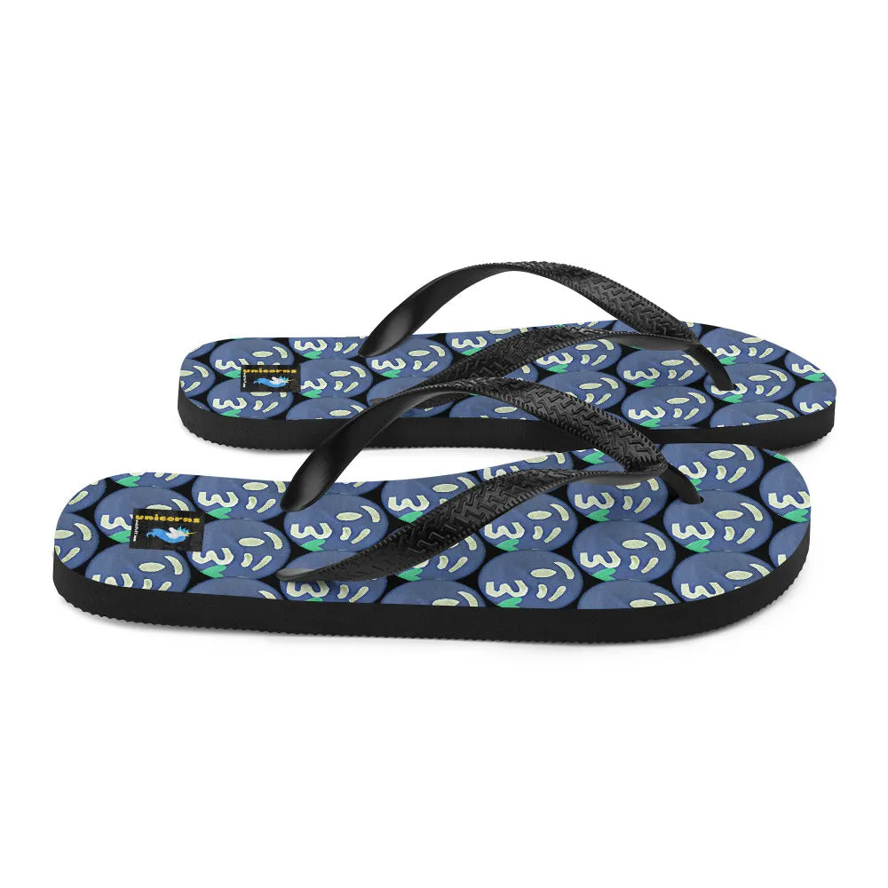 The Opposite of This Emoji Flip-Flops