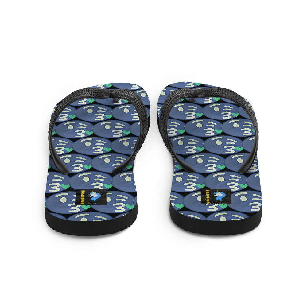 The Opposite of This Emoji Flip-Flops