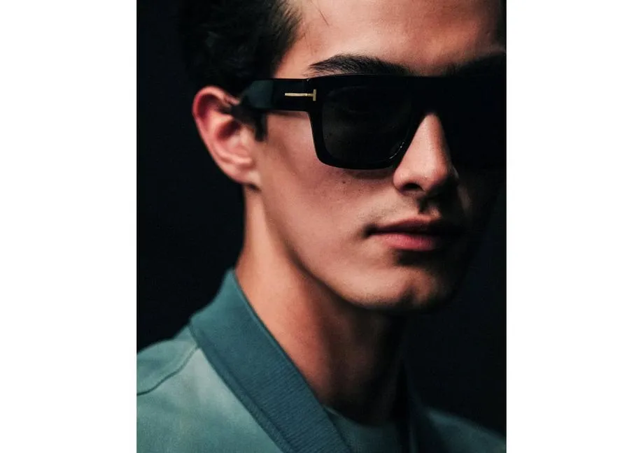 Tom Ford Fausto FT0711 Flat Top Sunglasses