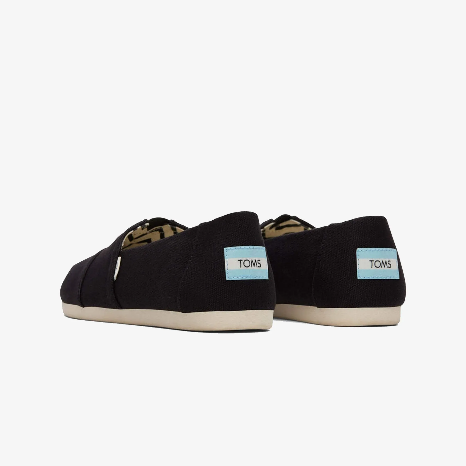 Toms | ALPARGATA RECYCLED COTTON CANVAS  { JET BLACK