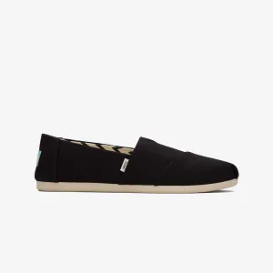 Toms | ALPARGATA RECYCLED COTTON CANVAS  { JET BLACK