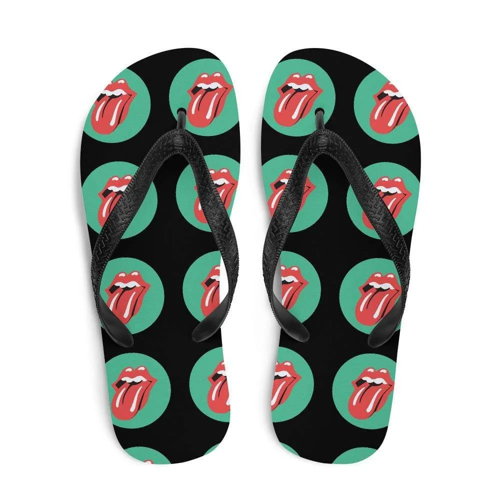 Tongue Out Flip-Flops
