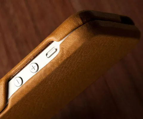 Top Flip - Premium Leather iPhone Case for iPhone SE (2016)