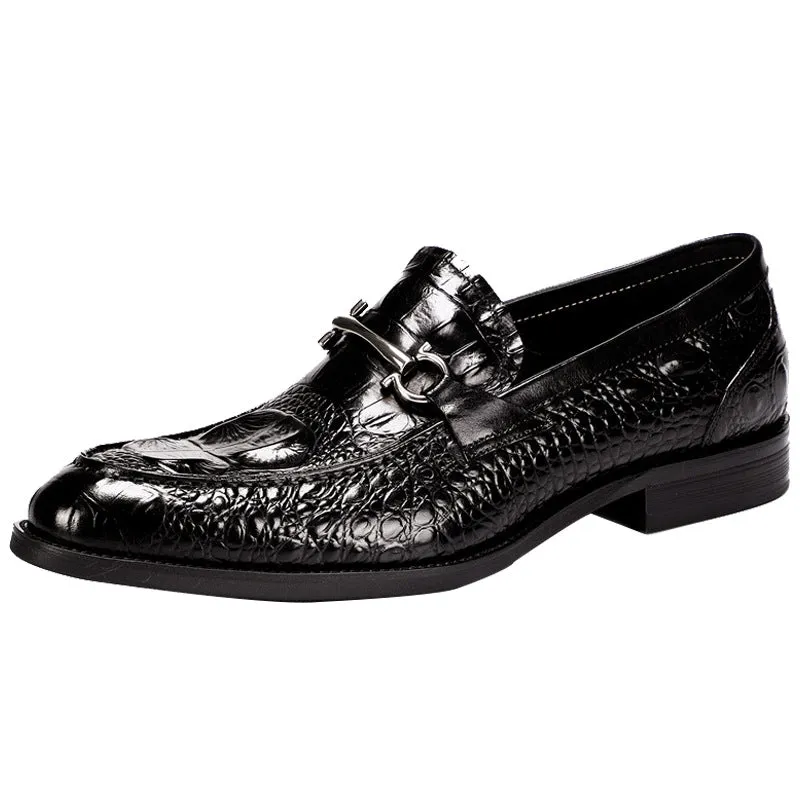 Top Layer Cowhide Men's Leather Shoes Men's Shoes Business Casual Men's Leather Shoes89091