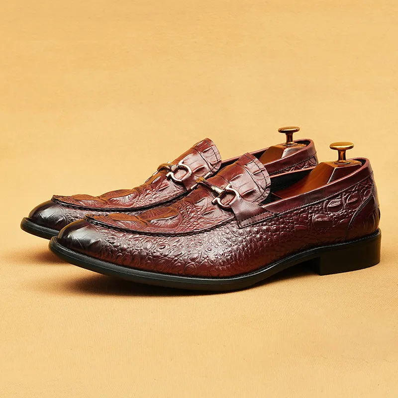 Top Layer Cowhide Men's Leather Shoes Men's Shoes Business Casual Men's Leather Shoes89091