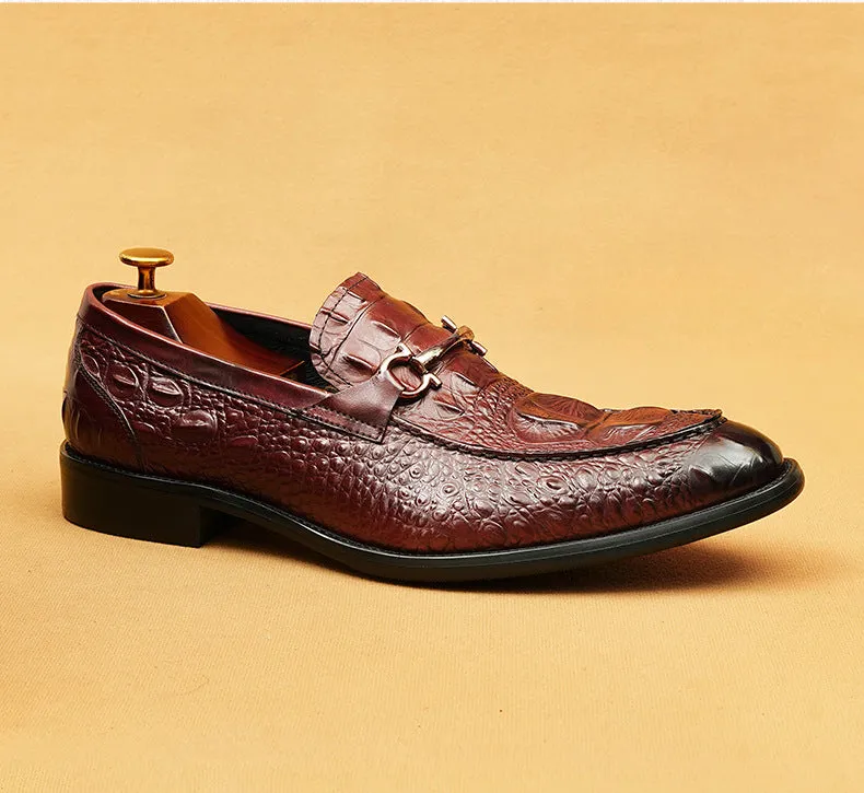 Top Layer Cowhide Men's Leather Shoes Men's Shoes Business Casual Men's Leather Shoes89091