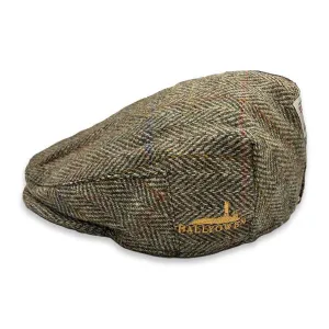 Tweed Herringbone Flat Cap