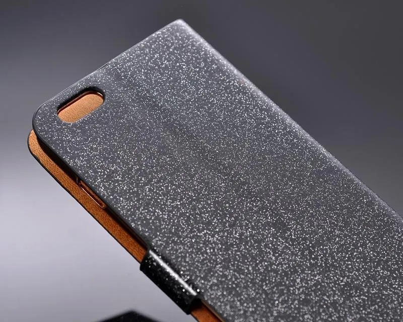 Twinkle Series iPhone 6  Flip Leather Case (4.7 inches) - Black