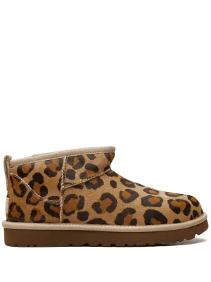 UGG leopard-print ankle-boots