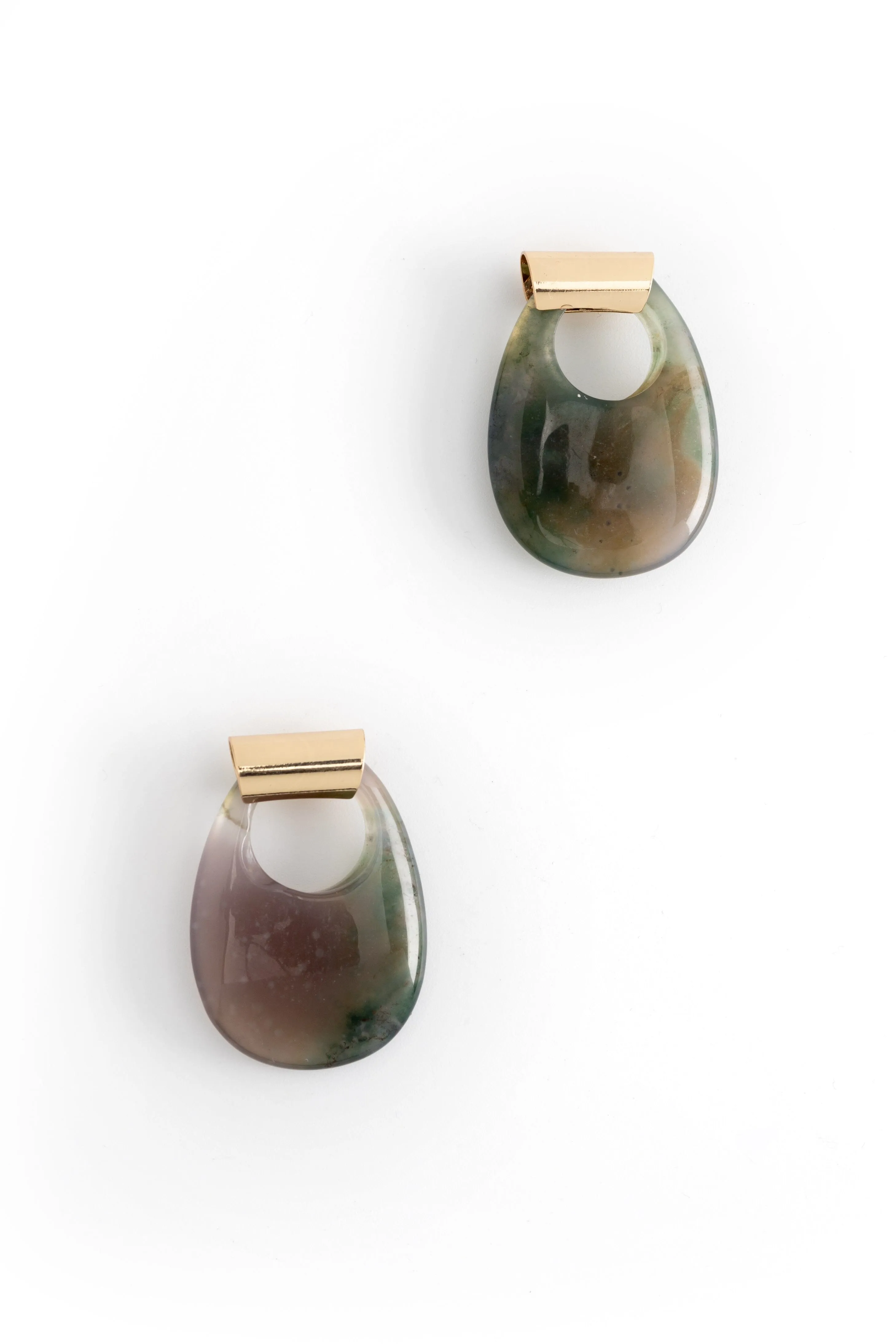 Unakite Geometrical Earrings
