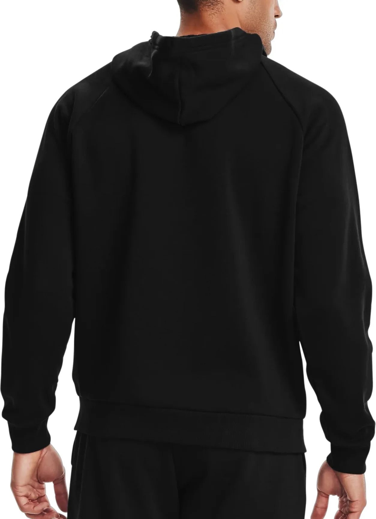 Under Armour Rival Rival Fleece Full Zip Mens Training Hoody - Black