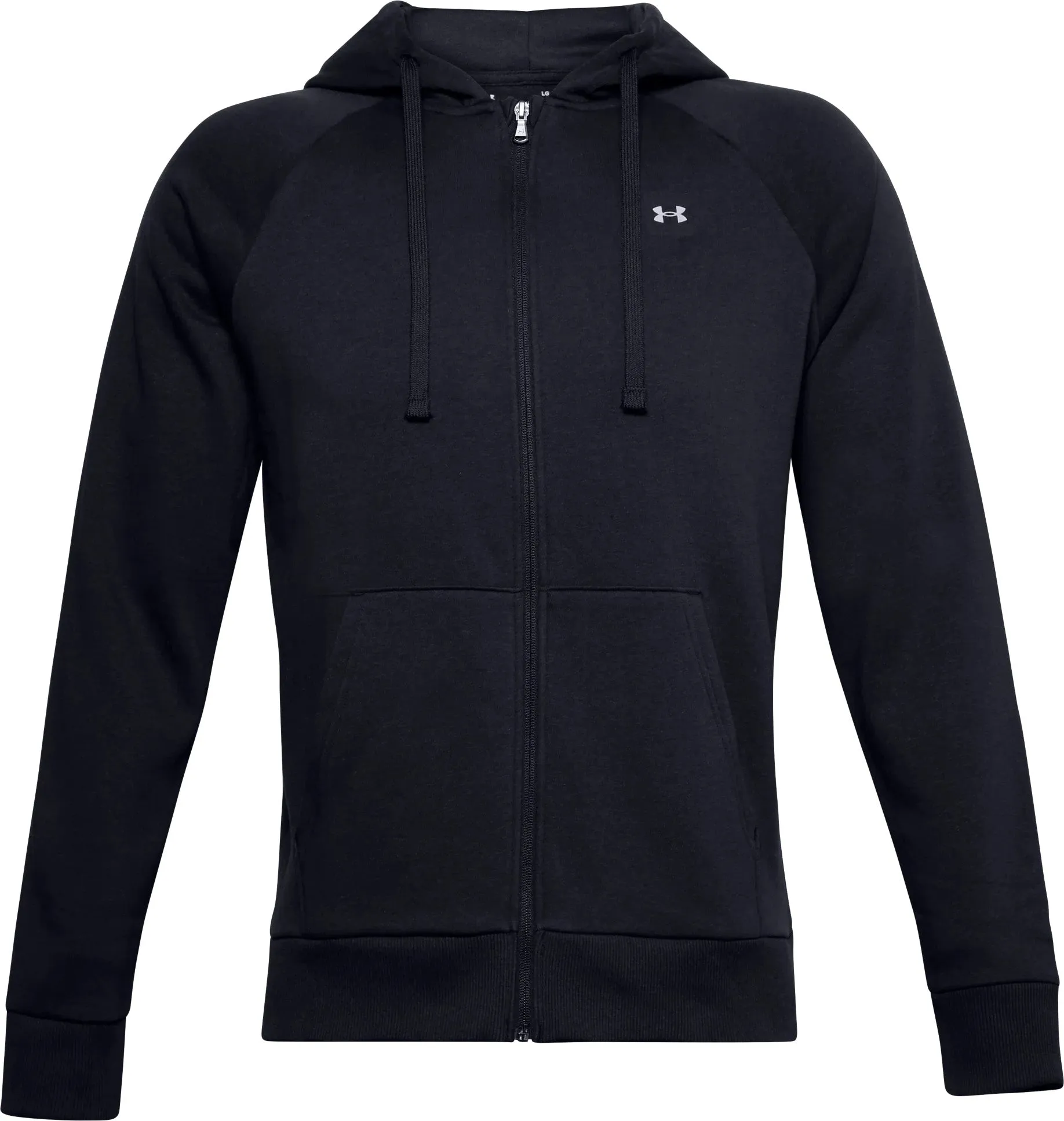 Under Armour Rival Rival Fleece Full Zip Mens Training Hoody - Black