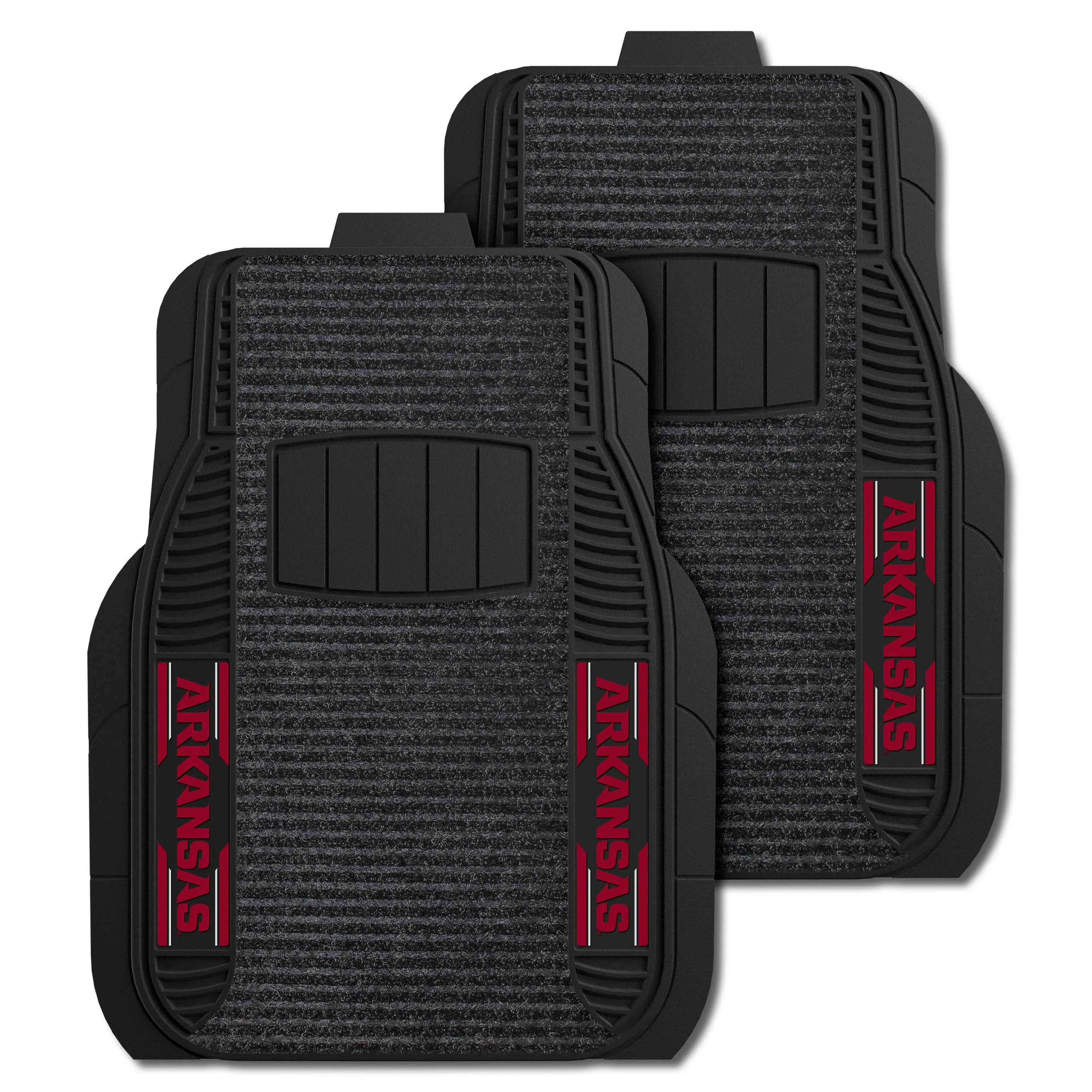 University of Arkansas 2-pc Deluxe Car Mat Set