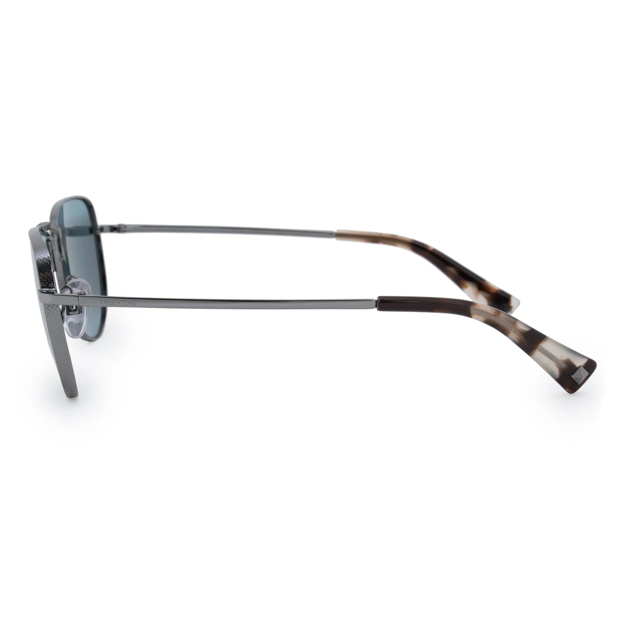 Valentino Square Sunglasses VA2012 30057C 49 Blue to Gray Gradient Lenses