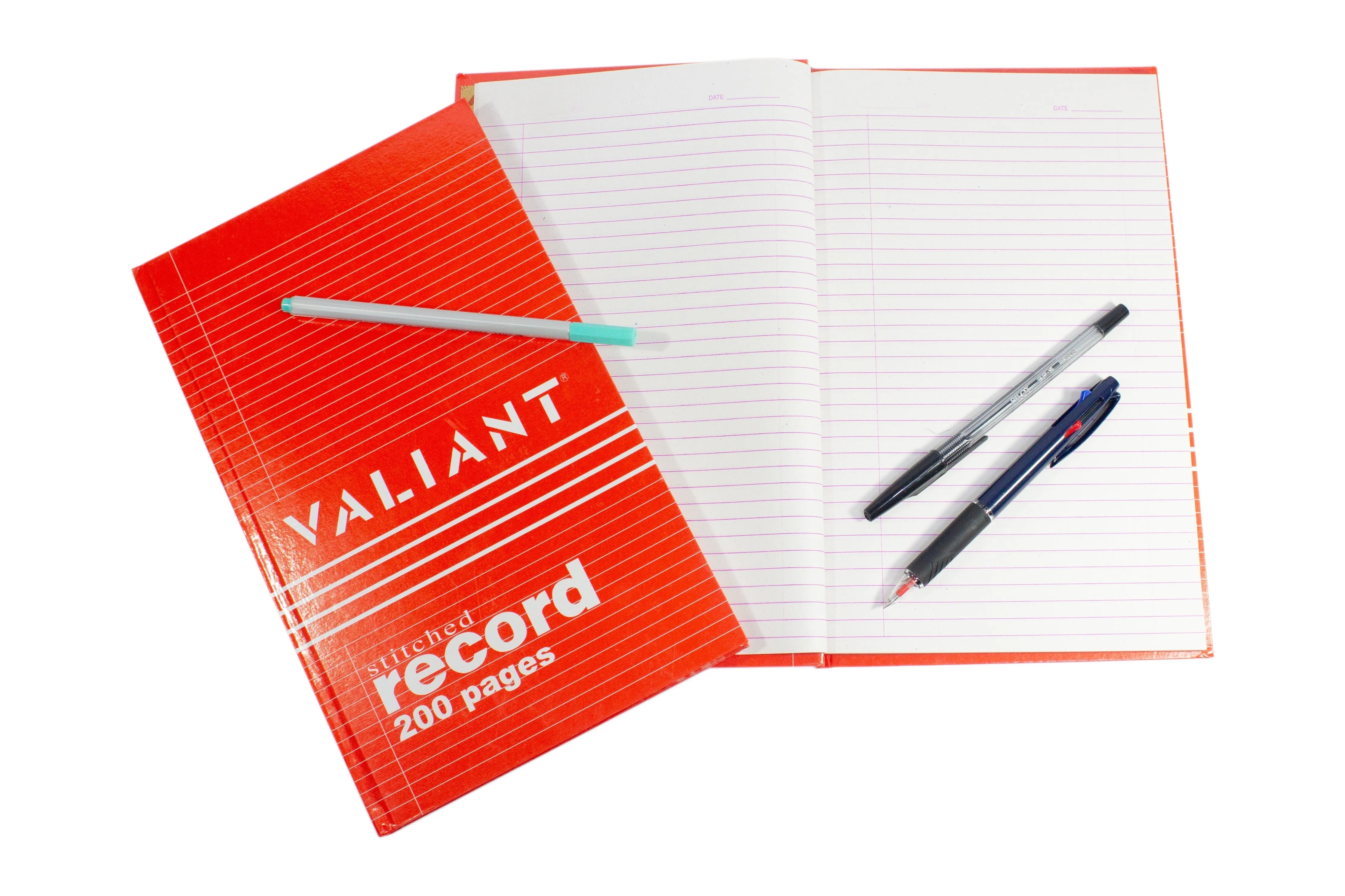 Valiant Stitched Record Book