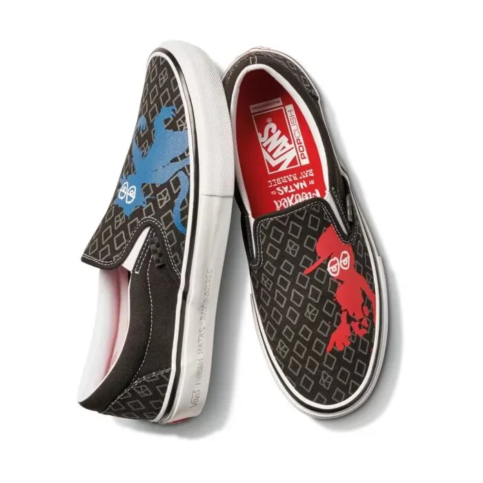 Vans Skate Slip-On Krooked by Natas Shoes Black