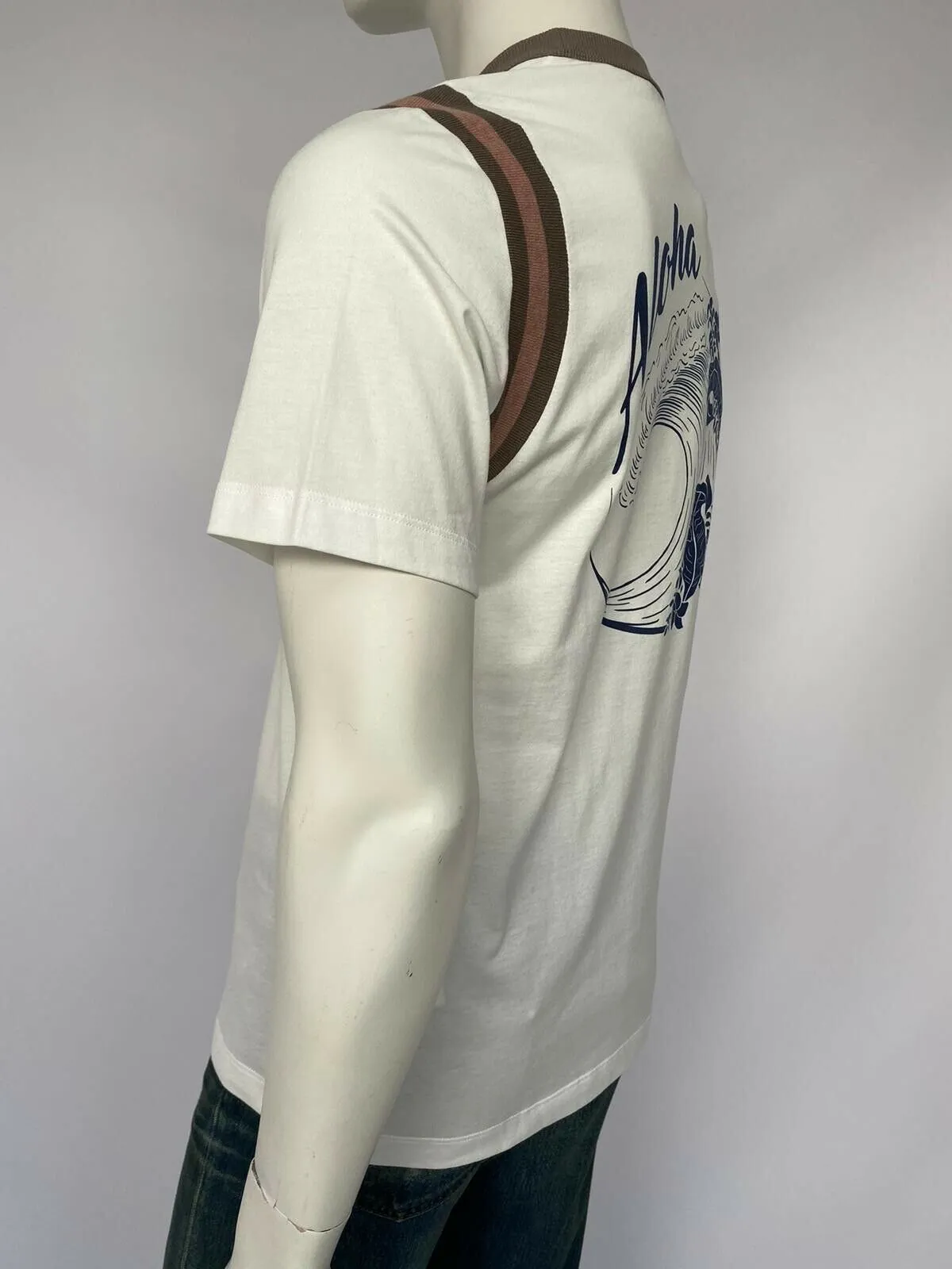 Varsity Printed Aloha T-Shirt
