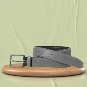 Vegan Leather Men's Perfect Belt 1.0 - Grey