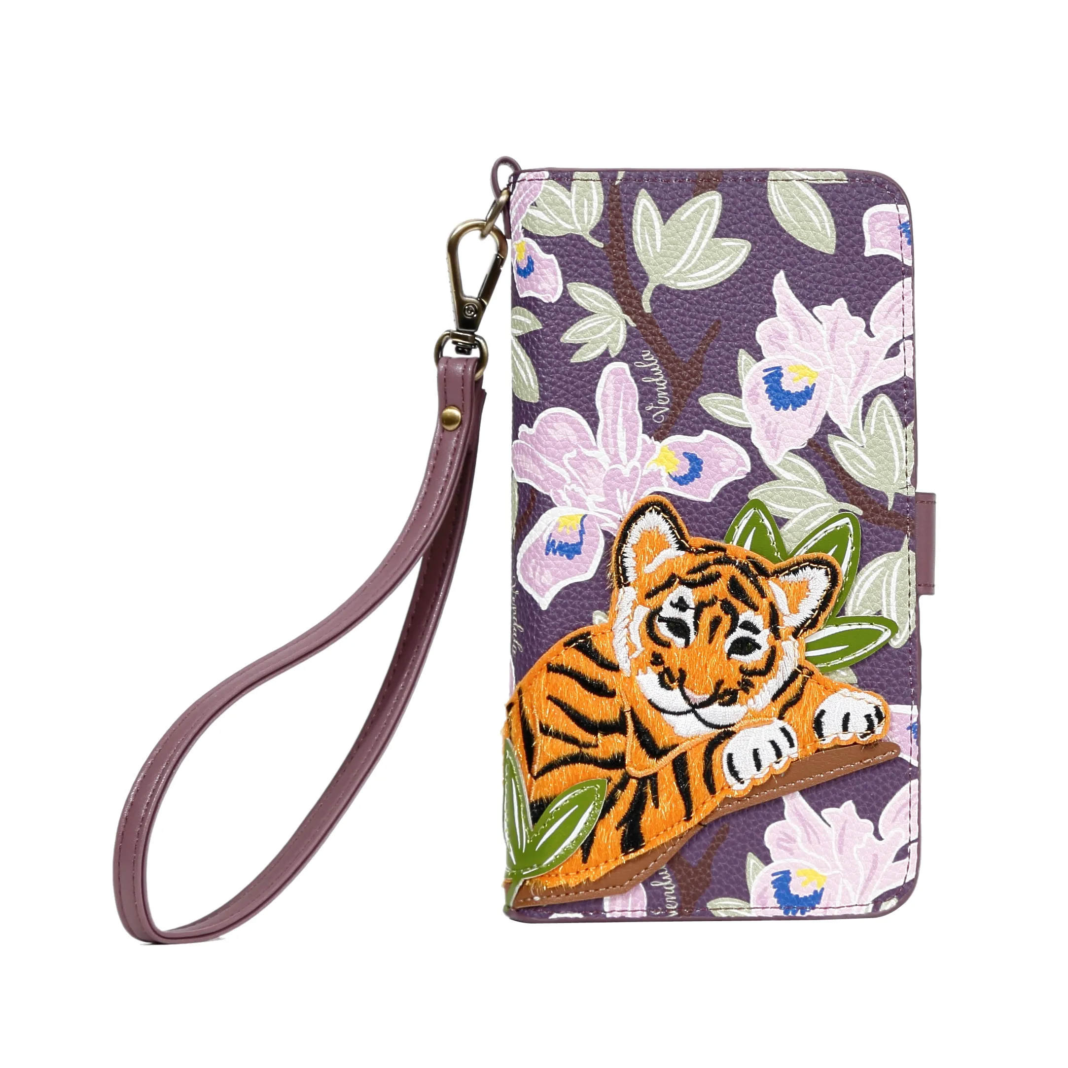Vendula Animal Park Tiger Universal Flip Phone Case