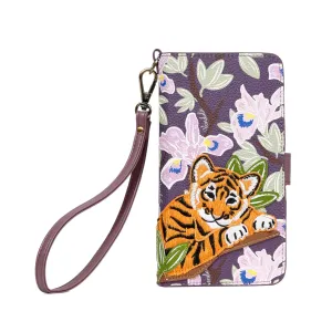 Vendula Animal Park Tiger Universal Flip Phone Case