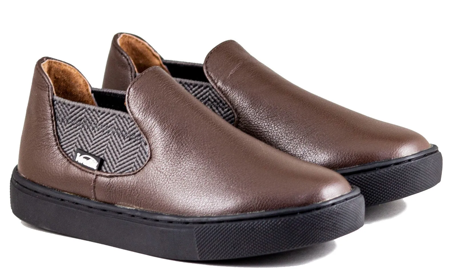 Venenttini Boy's Carter Brown casual Leather Shoes