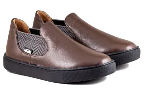 Venenttini Boy's Carter Brown casual Leather Shoes