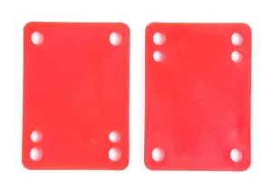 Venom Skateboards Truck Risers - 1/8" - Red