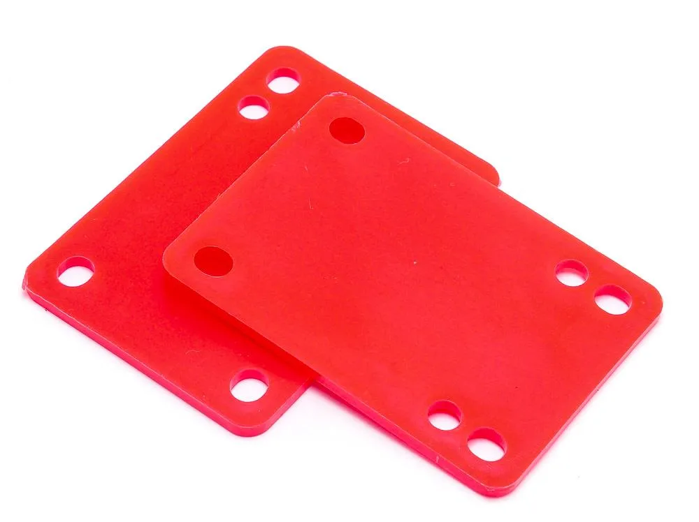 Venom Skateboards Truck Risers - 1/8" - Red