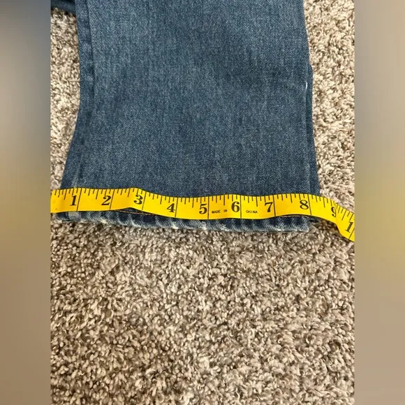 Veronica Beard Ines 10.75&quot; Girlfriend Lace Up High Rise Jeans Size 27 Cropped