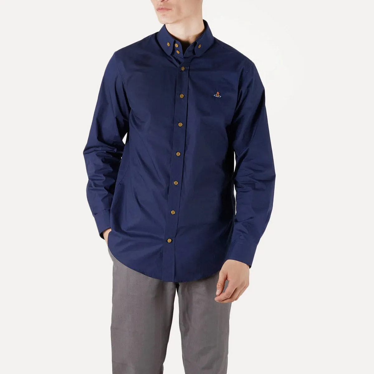 Vivienne Westwood - 2 Button Krall Shirt in Navy