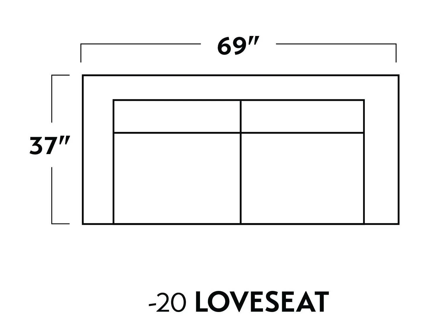 Wallace 69" Leather Loveseat