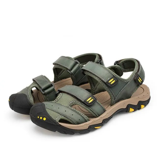 West Louis™ Cow Leather Men Sandals