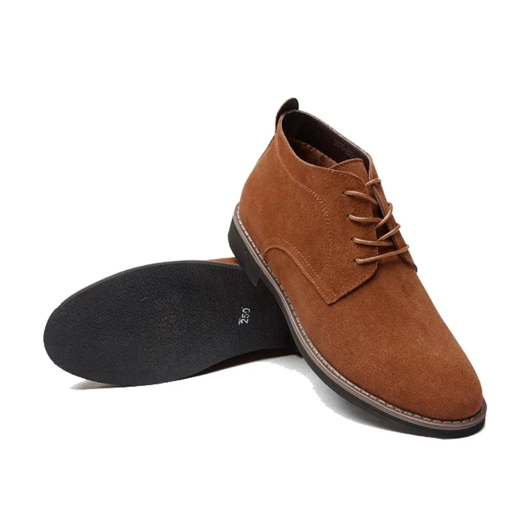 West Louis™ Solid Suede Leather Men Shoes