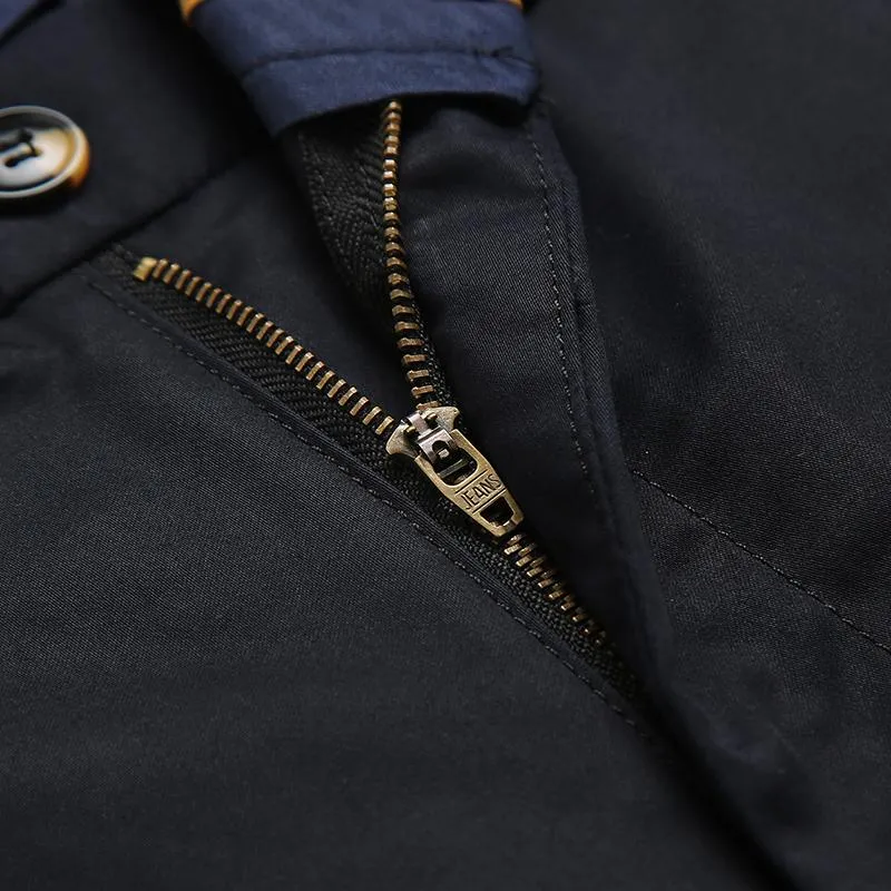 West Louis™ Straight Cotton Business Pants