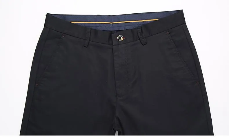 West Louis™ Straight Cotton Business Pants