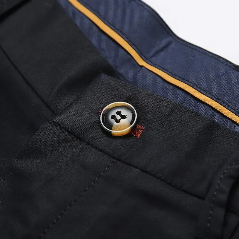 West Louis™ Straight Cotton Business Pants